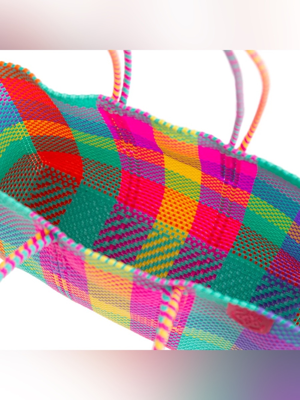 NEW Tin Marin Fiesta Woven Super Tote - Picture 3 of 7